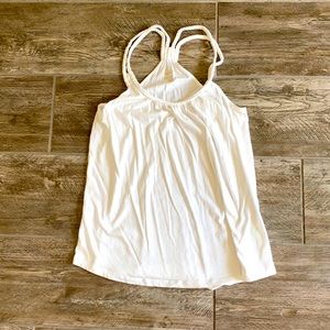 White lilly tank top